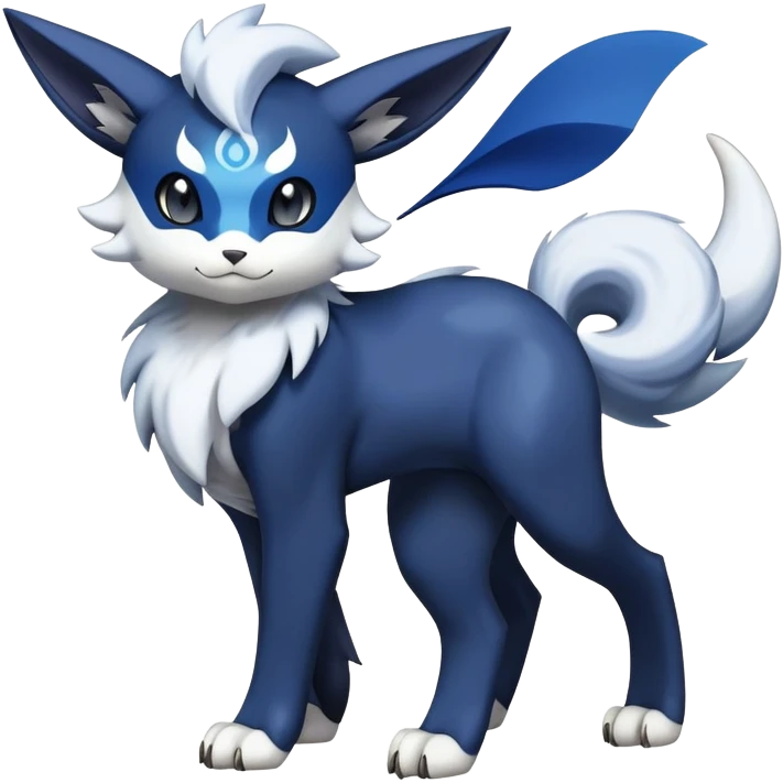 Meowstic-Absol-Pokémon-Fakémon-hybrid-creature (full body) emoji