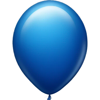 ballon dark bleu emoji