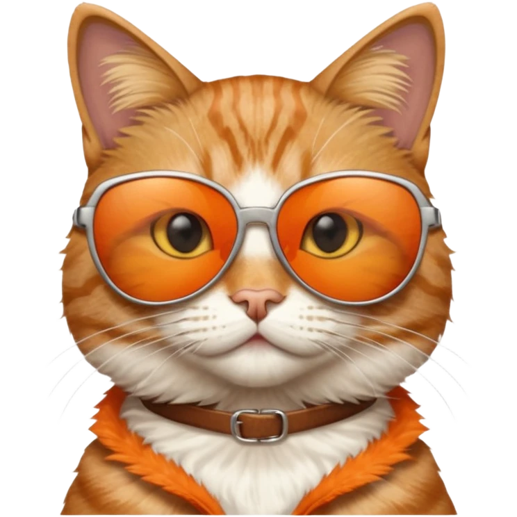 Cat wearing sunglasses emoji