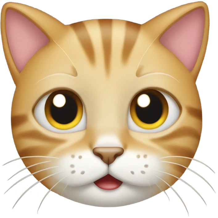 A cat that's crying  emoji