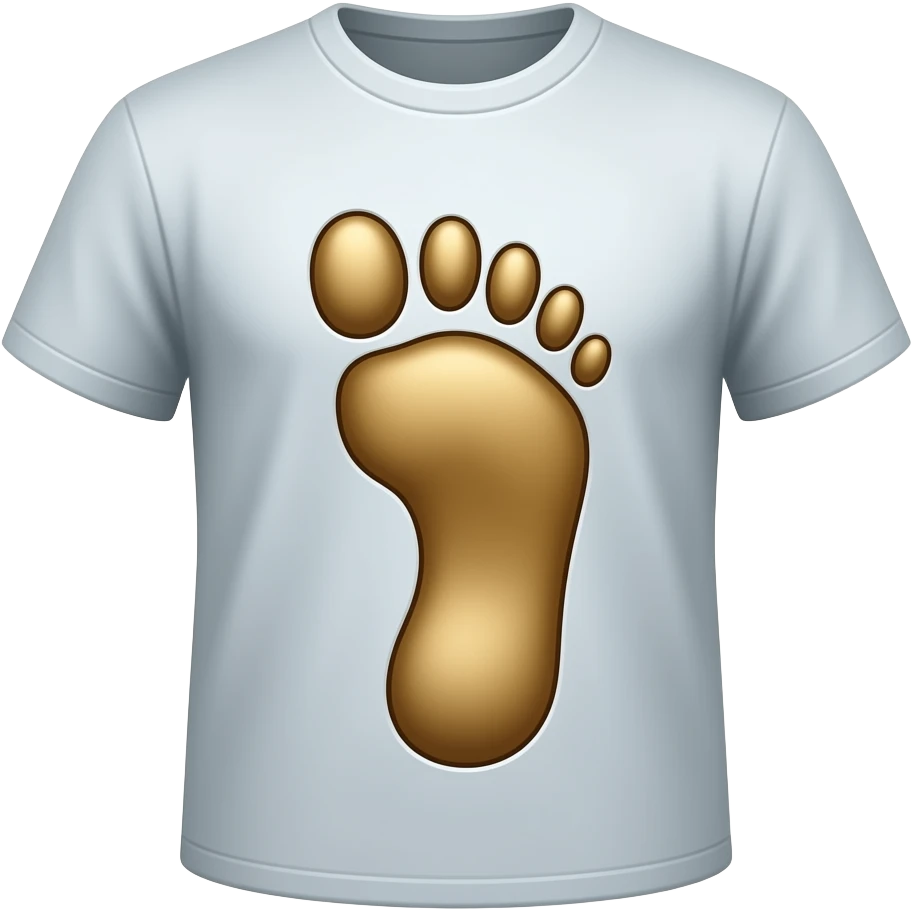 T-shirt marqué les pieds de bronze petanque emoji
