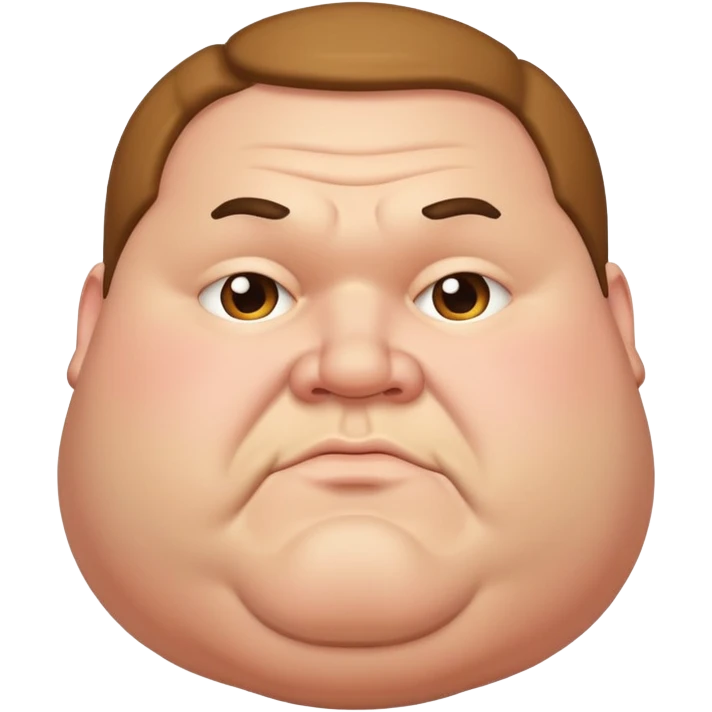 Fat man named izak  emoji
