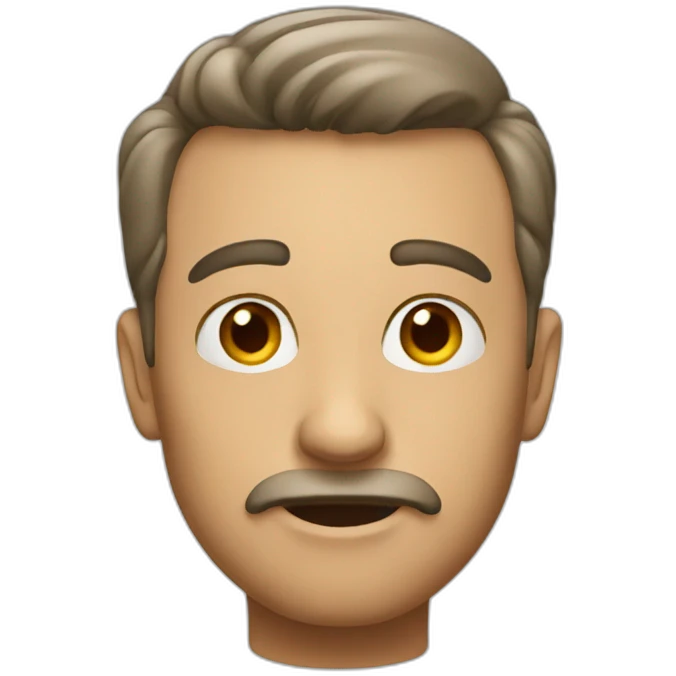 curious man emoji