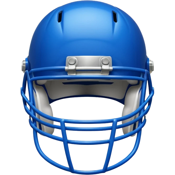 college football player helmets blue emoji