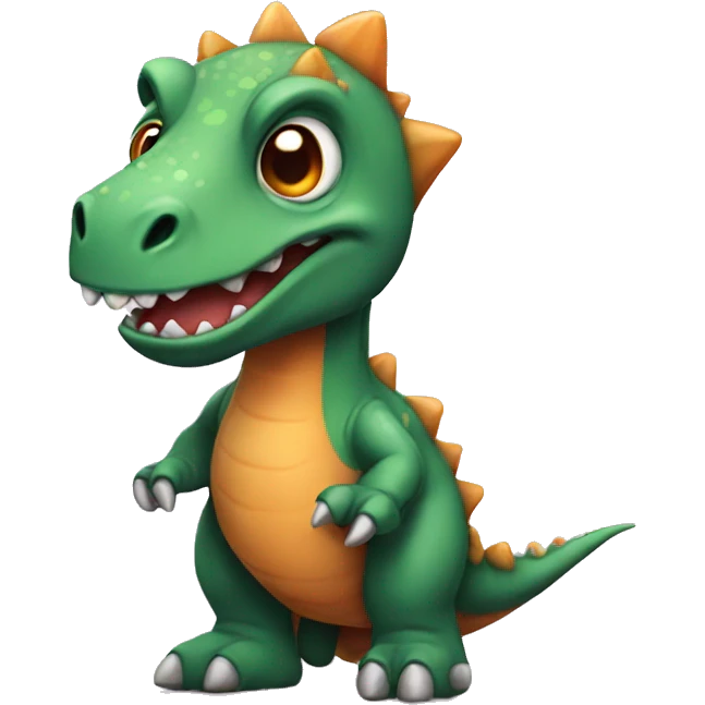 Halloween themed dinosaur  emoji