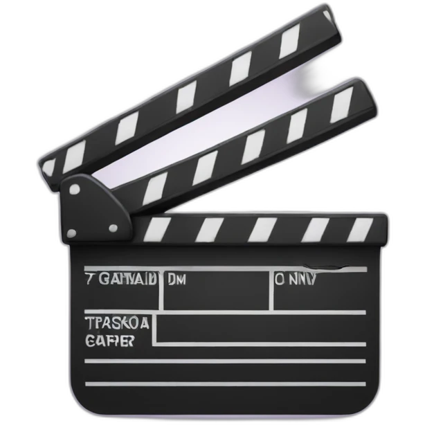 movie clapper emoji