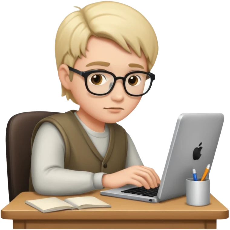 writer with computer emoji