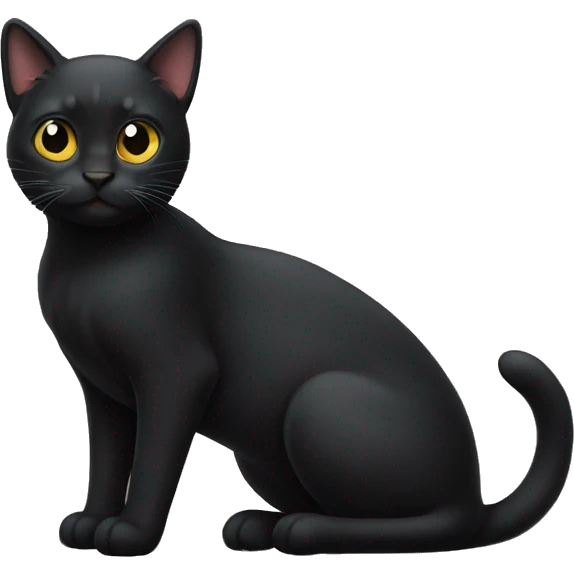 Black cat  emoji