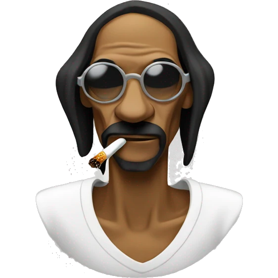 Snoop dog smoking emoji