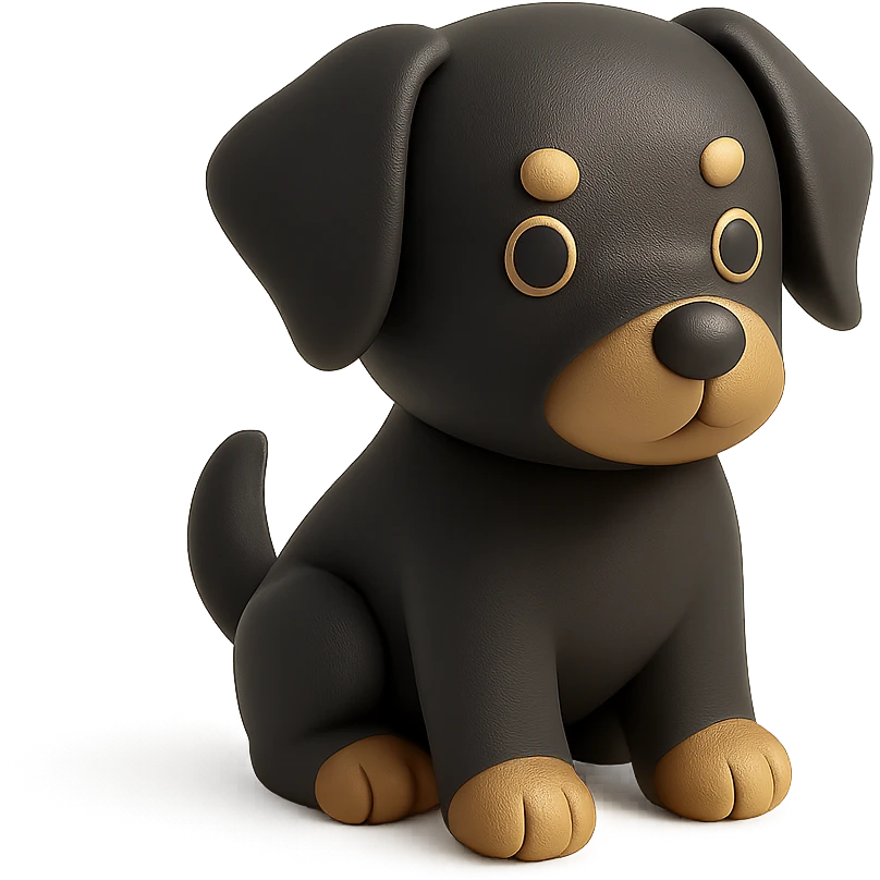 <systemPrompt>
  <style>
    <renderType>3D</renderType>
    <finish>Soft matte</finish>
    <colors>
      <primary>Black</primary>
      <secondary>Antique gold</secondary>
      <background>Pristine white</background>
    </colors>
    <composition>
      <angle>Isometric</angle>
      <shadows>Feathered</shadows>
      <lighting>Ambient glow</lighting>
    </composition>
    <tone>Minimalist</tone>
    <aesthetic>Simple and elegant</aesthetic>
  </style>
</systemPrompt>

{subject} = dog emoji
