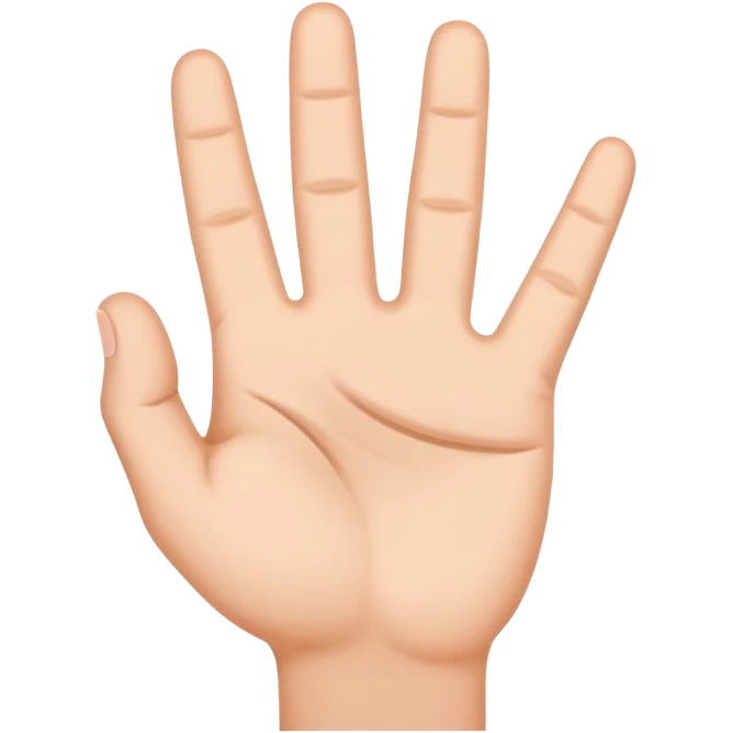 Hand sign in the shape of the letters HK as emoji