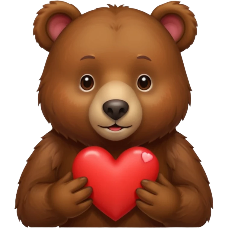 A bear that says I love you so much stephanie emoji
