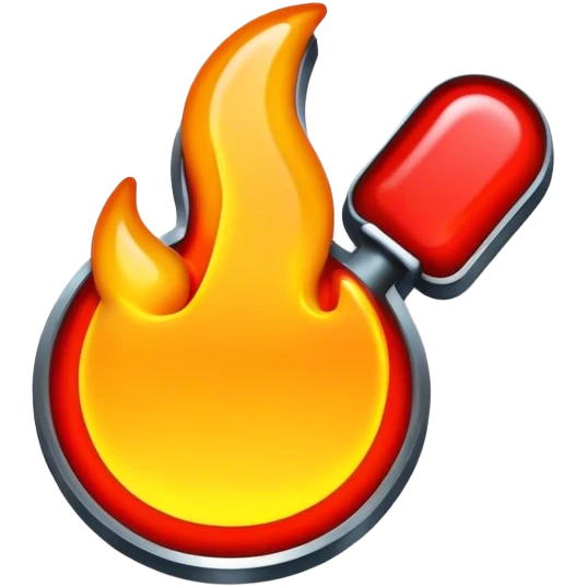 neon sign "hot" emoji