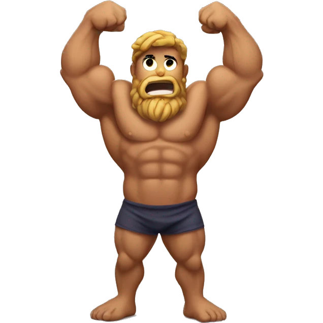 Hercules' muscles emoji
