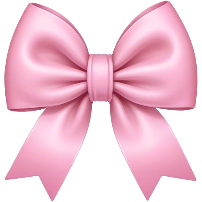 Baby pink bow  emoji