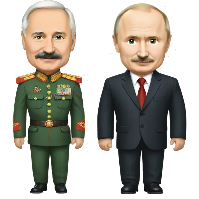 Lukashenko and Putin emoji