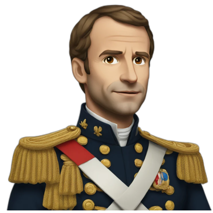 macron en roi emoji
