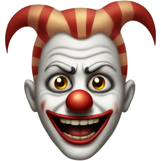 evil clown emoji