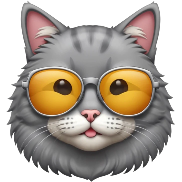 Cat wearing sunglasses emoji