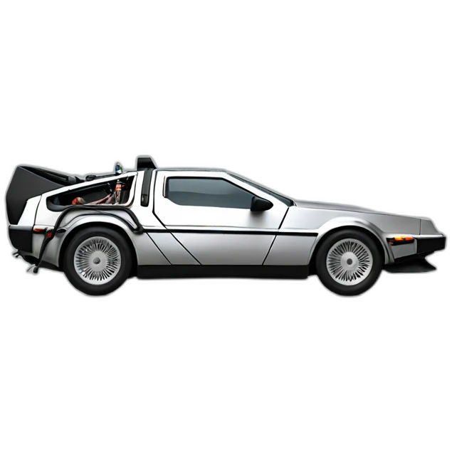 delorean emoji