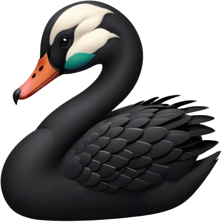 Black swan emoji