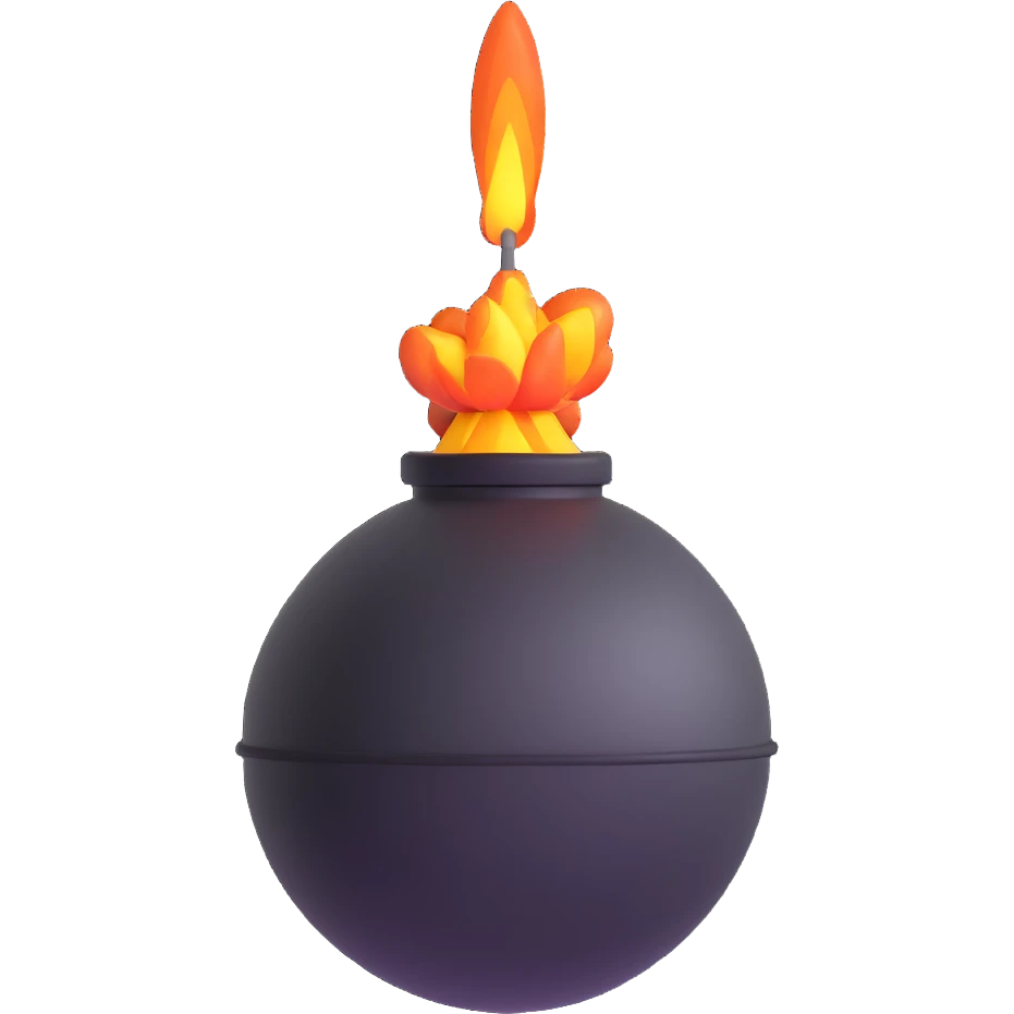 bomb emoji