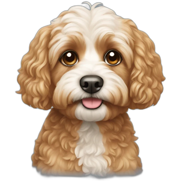 cavapoo dog emoji