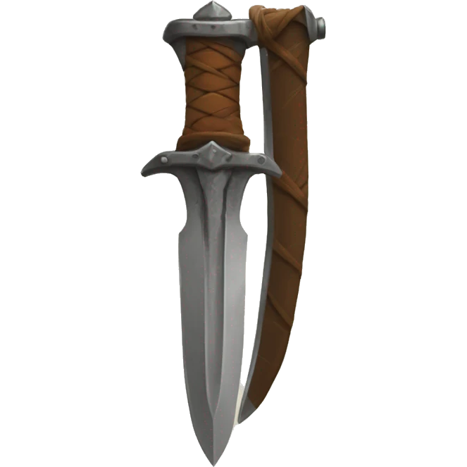 small old rogue dagger emoji