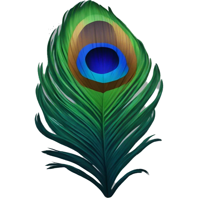 peacock feather emoji