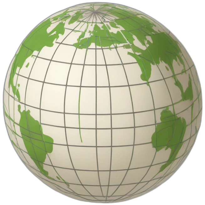 Globe with Meridians emoji
