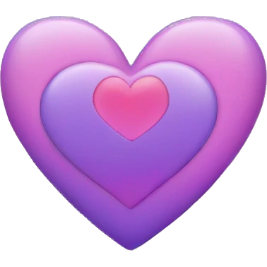 purple and pink heart emoji