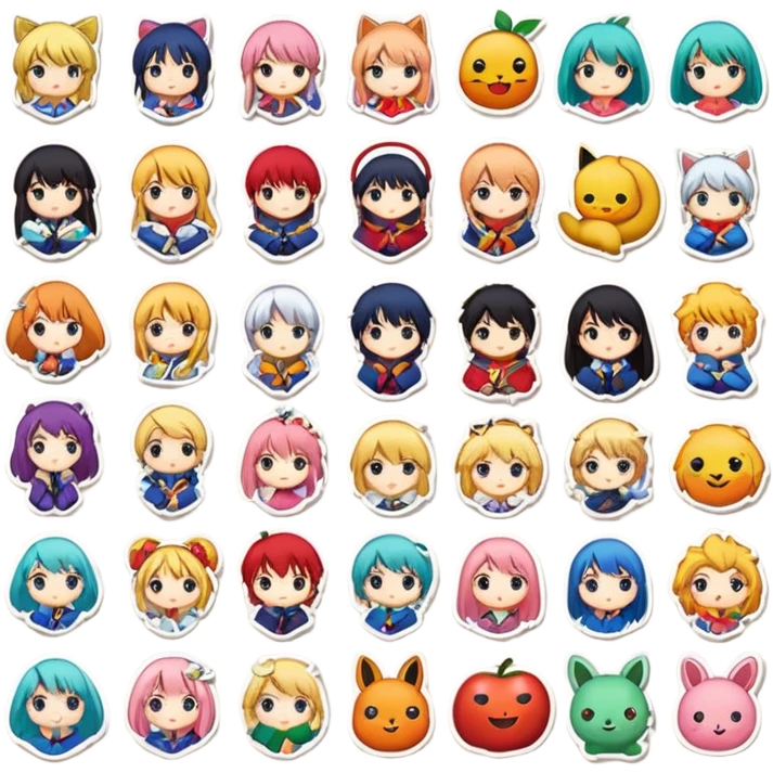 anime 18+ stickers emoji