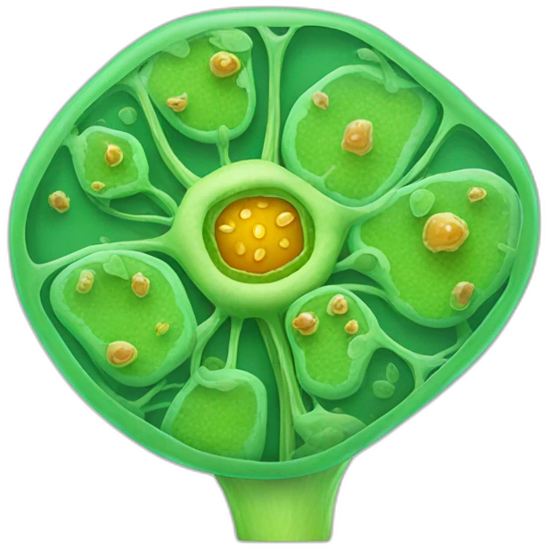 plant cell under a microscope emoji