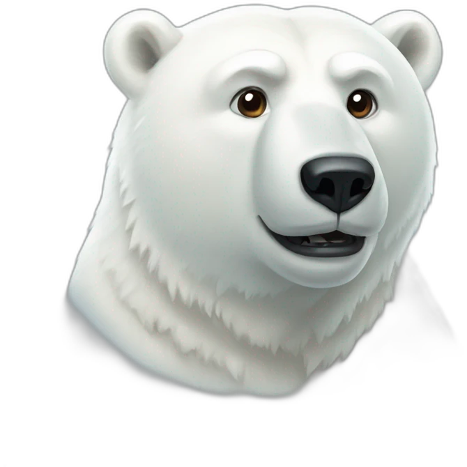 Polar bear emoji