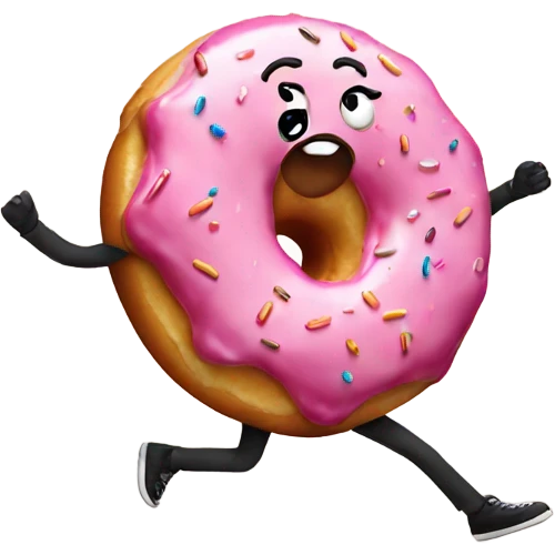 Donut dancing  emoji