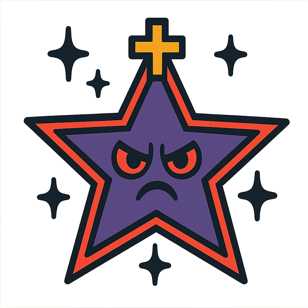 gothic star emoji