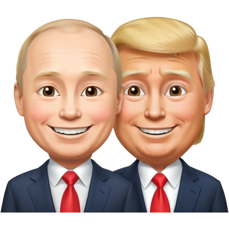 Trump and Putin emoji