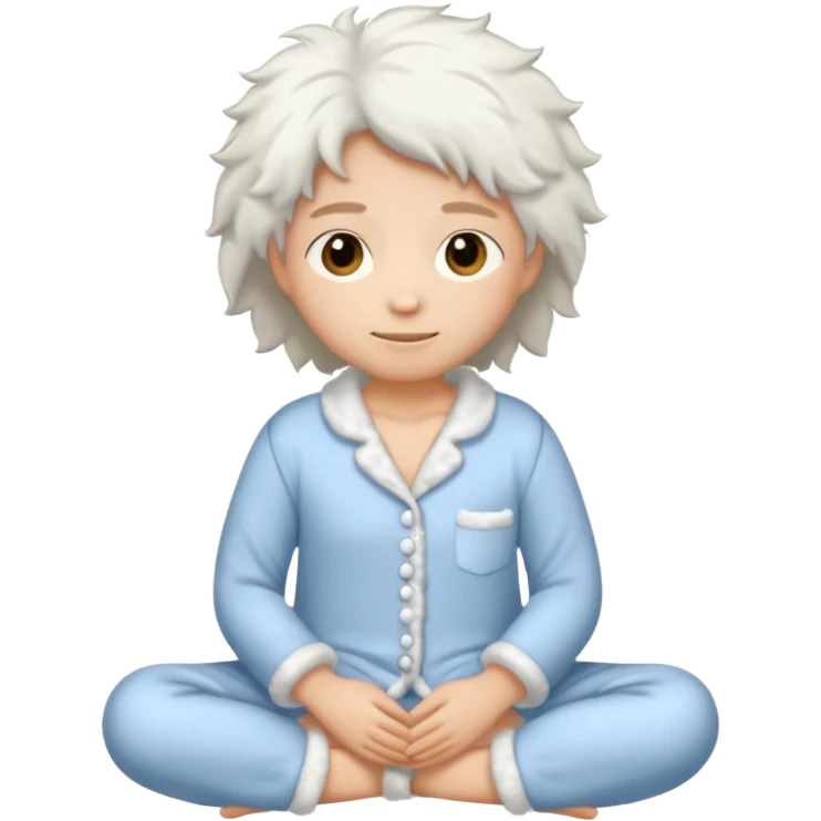 fluffy pyjamas emoji