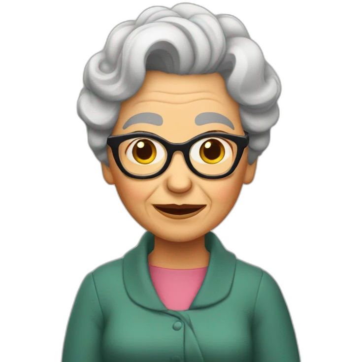 Abuelita marchosa emoji
