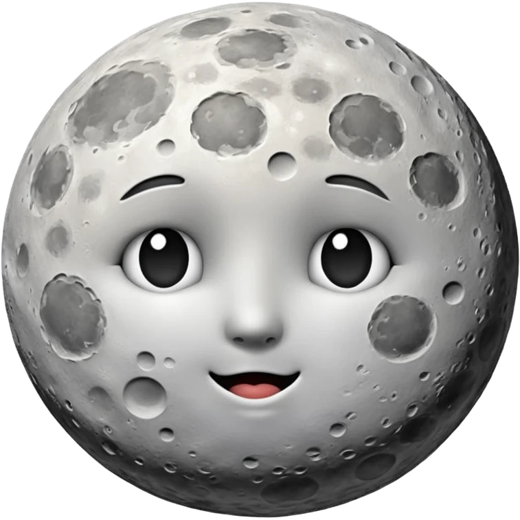 waning gibbous realistic moon emoji