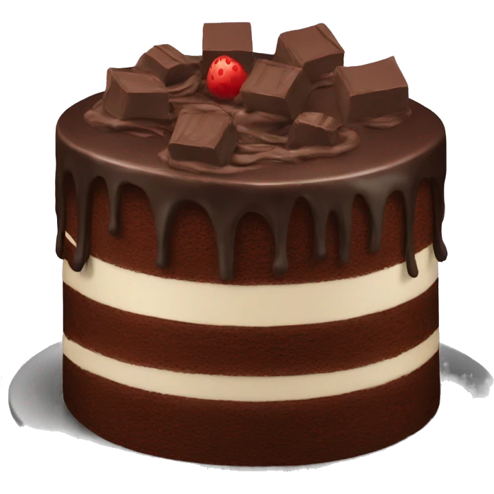 chocolate cake emoji