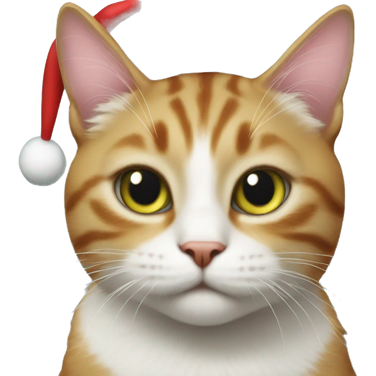 Christmas cat emoji