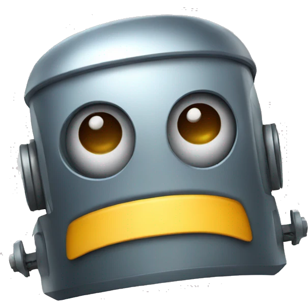 Robot hat emoji