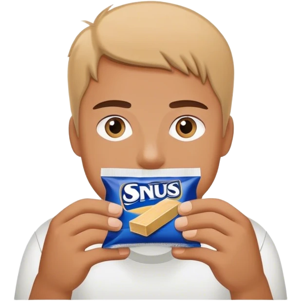 Person with a package of snus  emoji