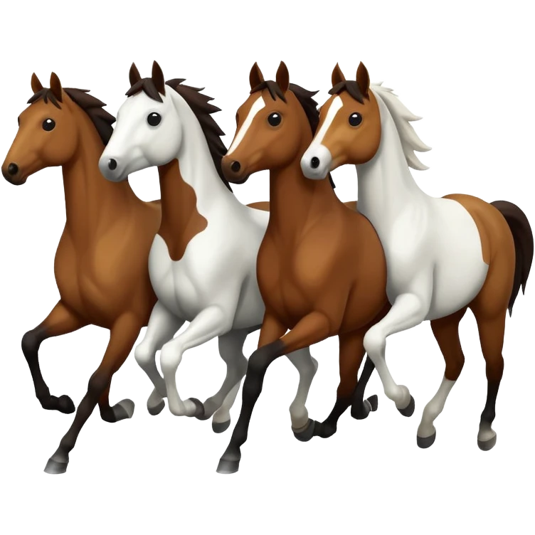 moins de chevaux emoji