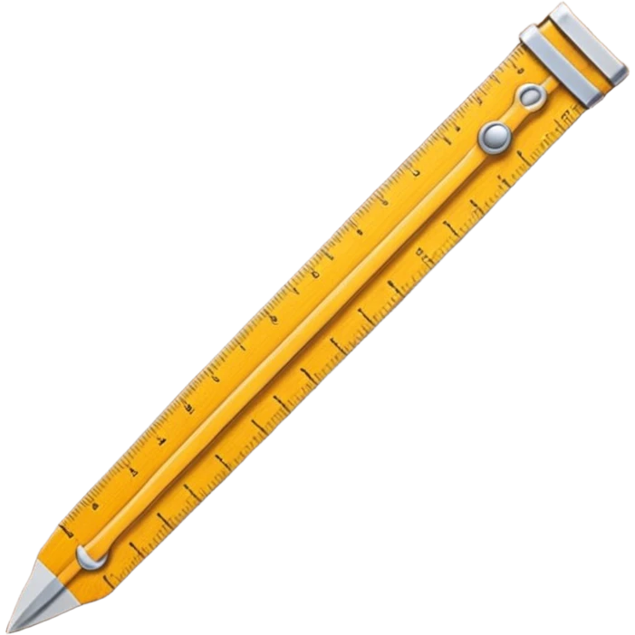 penis made out of a ruler emoji