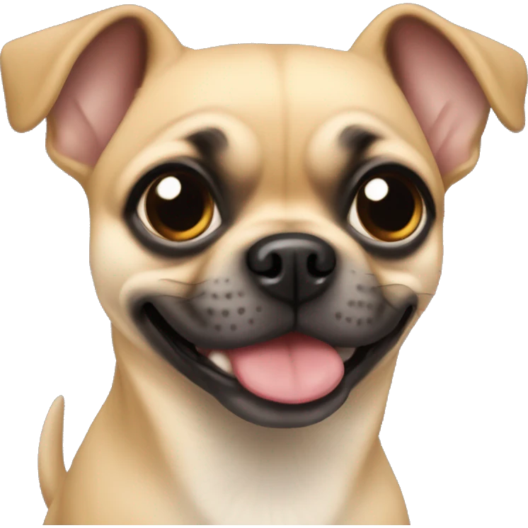 chihuahua pug mix  emoji