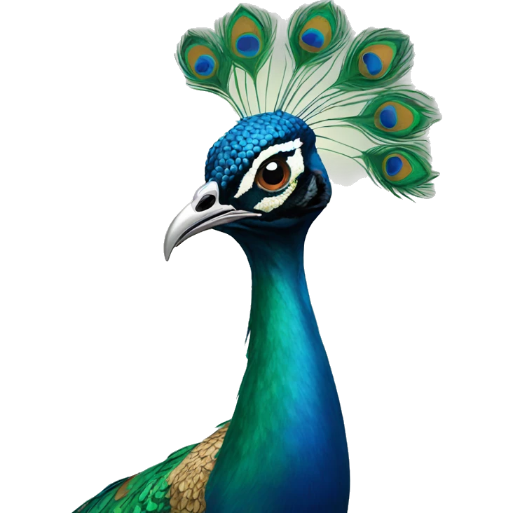 Peacock emoji