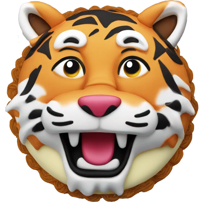 tiger cake emoji