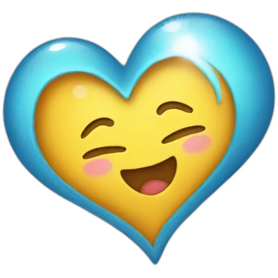 Shine heart  emoji